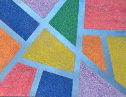 Picturi abstracte/ moderne Tablou nisip - Culori-.