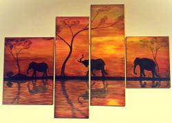 Picturi abstracte/ moderne Apus