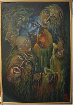 Picturi abstracte/ moderne Life and death