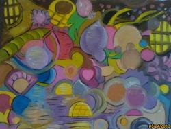 Picturi abstracte/ moderne bulgari de culoare