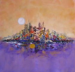 Picturi abstracte/ moderne Amurgul