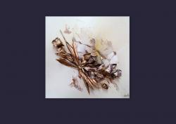Picturi abstracte/ moderne GOLD FLOWER 