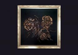 Picturi abstracte/ moderne GOLD ROSES 3