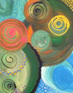 Picturi abstracte/ moderne Univers imaginar
