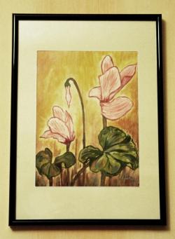 Picturi acuarela Flori in natura