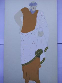 Picturi acuarela The Etruscan Dignitary
