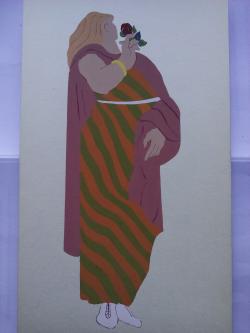 Picturi acuarela The Romans Courtesan