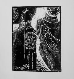 Picturi alb negru africadecor