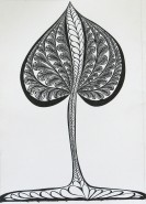 Picturi alb negru Copac 1