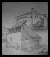 Picturi alb negru Turnul fierarilor