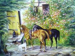 Picturi cu flori DUPA VANATOARE