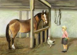 Picturi cu animale tentatie cu un morcov