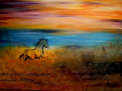 Picturi cu animale Abstract horses