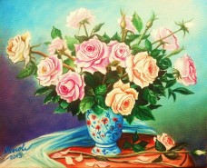 Picturi cu flori Trandafiri4