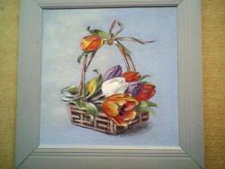 Picturi cu flori Lalele multicolore