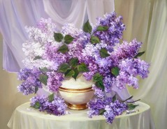 Picturi cu flori Parfum violet