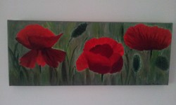Picturi cu flori Macii