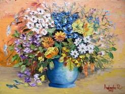 Picturi cu flori Flori de camp