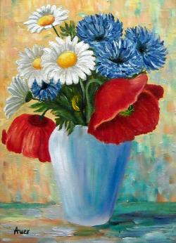 Picturi cu flori Flori de camp -