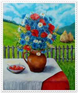 Picturi cu flori Flori de camp -9