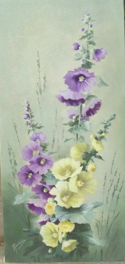 Picturi cu flori Flori de nalba