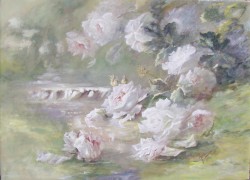 Picturi cu flori Raul de trandafiri