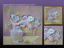 Picturi cu flori Flori violet
