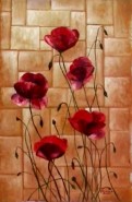 Picturi cu flori Maci