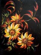 Picturi cu flori Flori de gradina