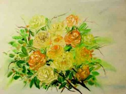 Picturi cu flori Buchet de culoare