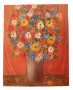 Picturi cu flori Flori multicolore