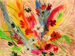 Picturi cu flori Pastel