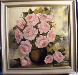 Picturi cu flori Roze clasice