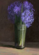 Picturi cu flori Zambile in pahar