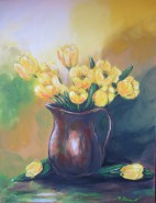 Picturi cu flori Vaza cu lalele