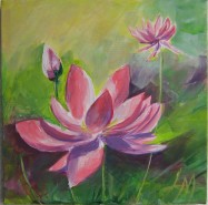 Picturi cu flori Floare de lotus