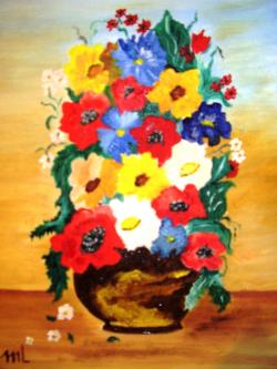 Picturi cu flori Culori de vara