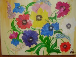 Picturi cu flori Flori de primavara