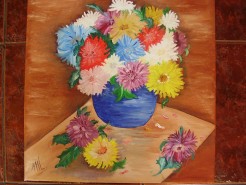 Picturi cu flori Flori de toamna