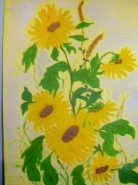 Picturi cu flori Mereu dupa soare