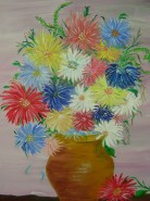 Picturi cu flori Vaza cu flori