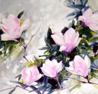 Picturi cu flori Magnolii