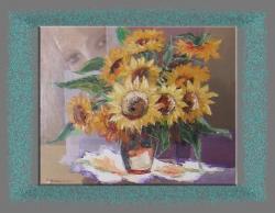 Picturi cu flori floarea.soarelui--77g