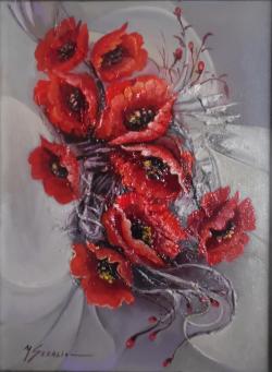 Picturi cu flori flori  v002