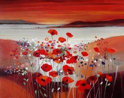 Picturi cu flori Cu maci 3