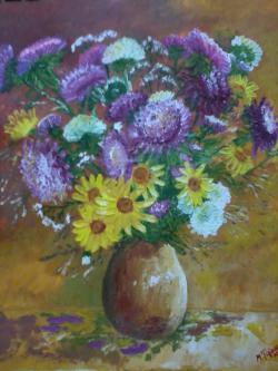 Picturi cu flori Cea mai frumoasa cununa