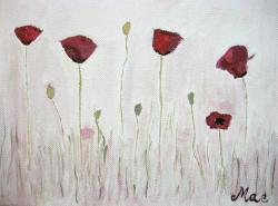 Picturi cu flori Maci