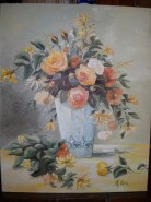 Picturi cu flori Buchet de trandafiri