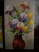 Picturi cu flori Irisi cu lalele