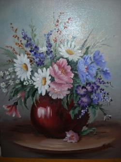 Picturi cu flori Margarete si altele